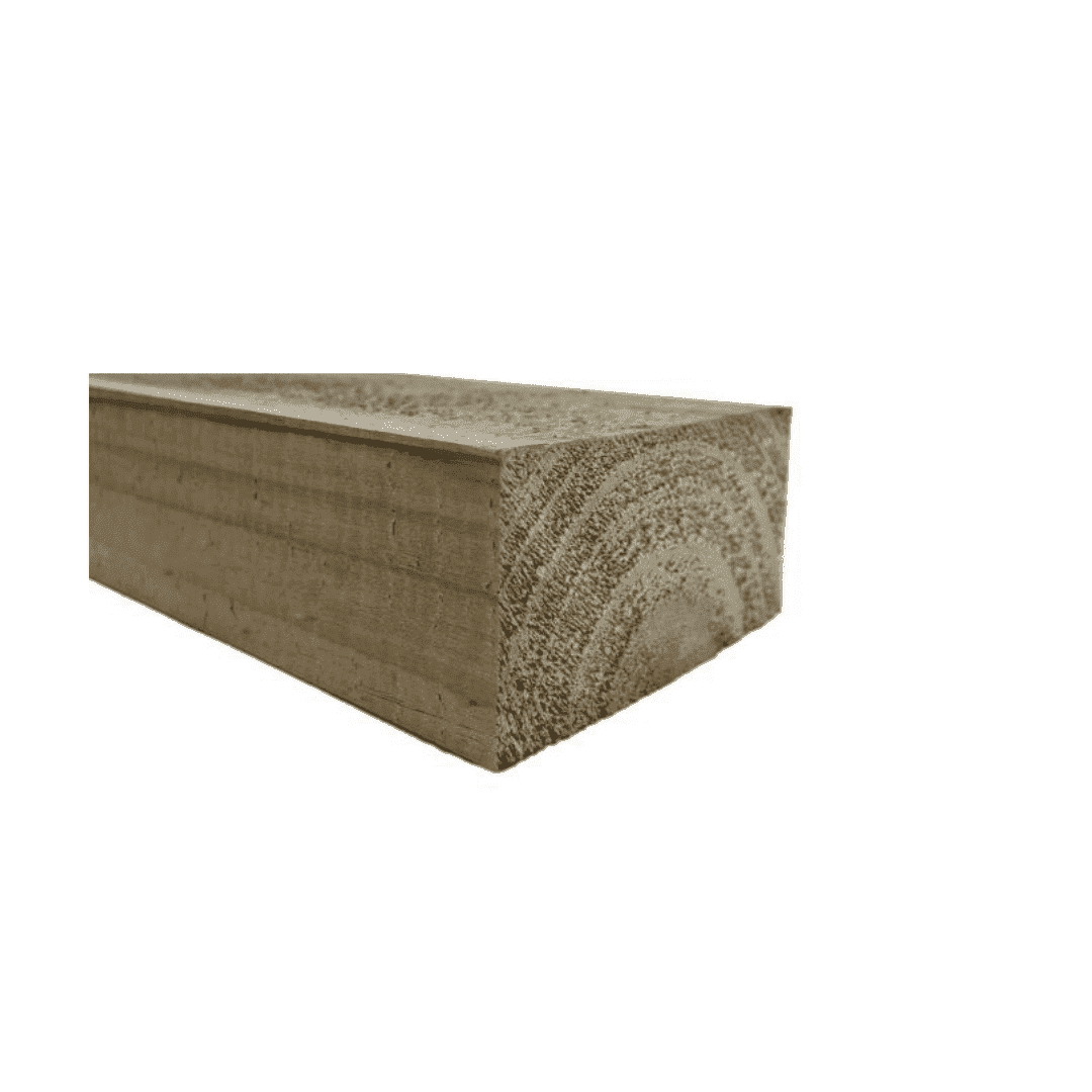 2" x 4" x 3.20m Brushed Impregnated Pine