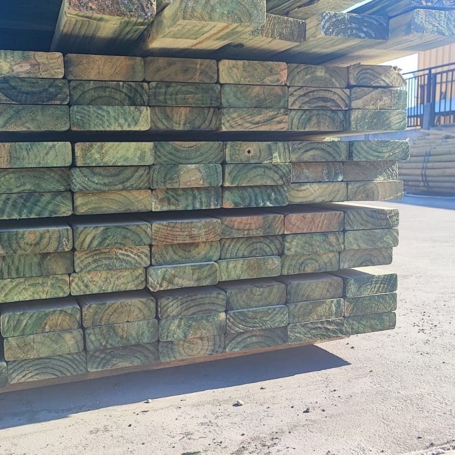 2" x 6" x 3,20 mts Deck Terraza Pino Impregnado