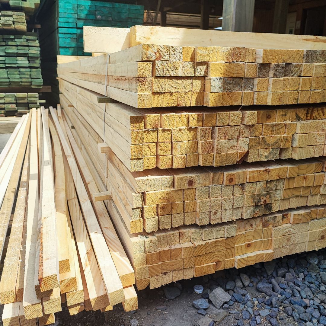 32 X 32mm x 3.20m calibrated pine