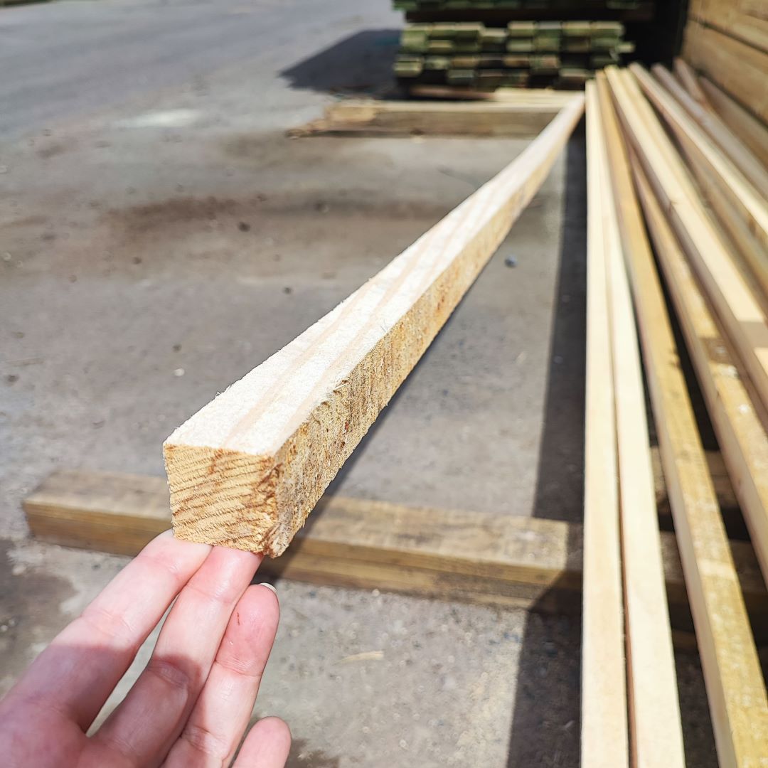 32 X 32mm x 3.20m calibrated pine