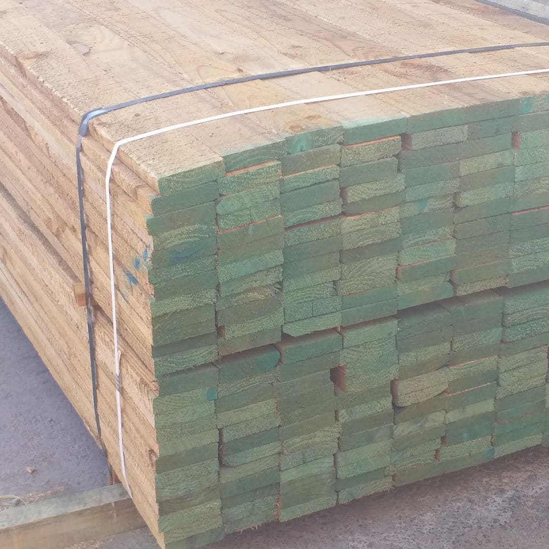 1" x 3" x 3.20mts Pino Impregnado Bruto