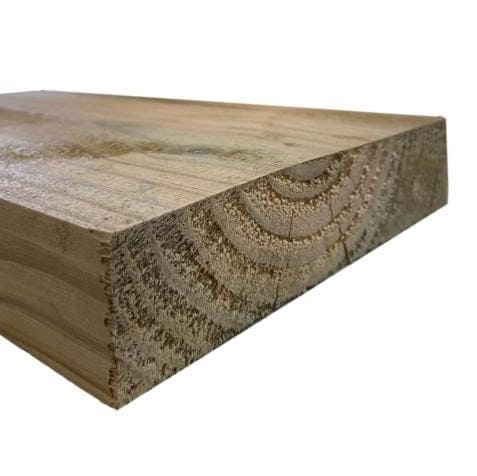2" x 8" x 3.20m Brushed Impregnated Pine