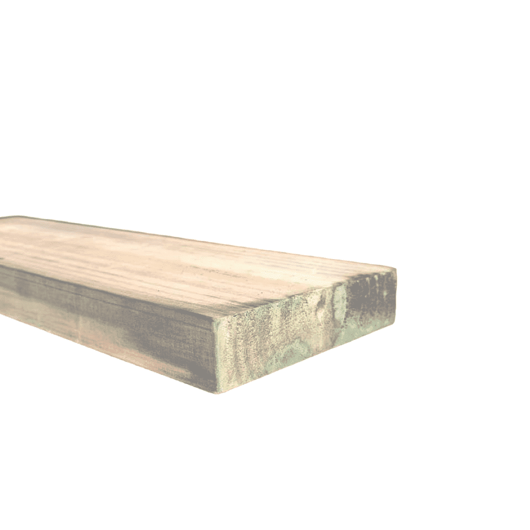 2" x 8" x 3.20m Brushed Impregnated Pine