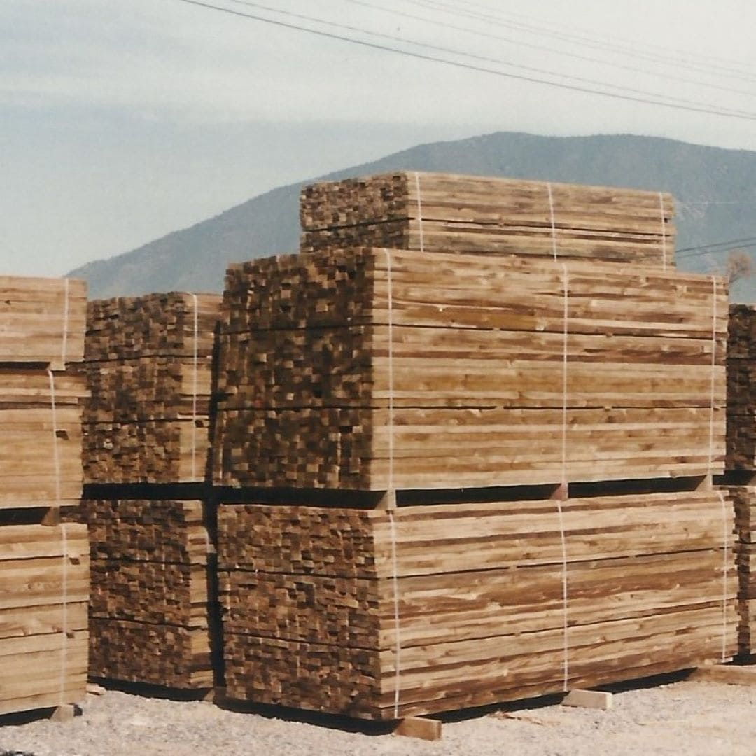 5" x 6" x 3.20mts raw impregnated pine