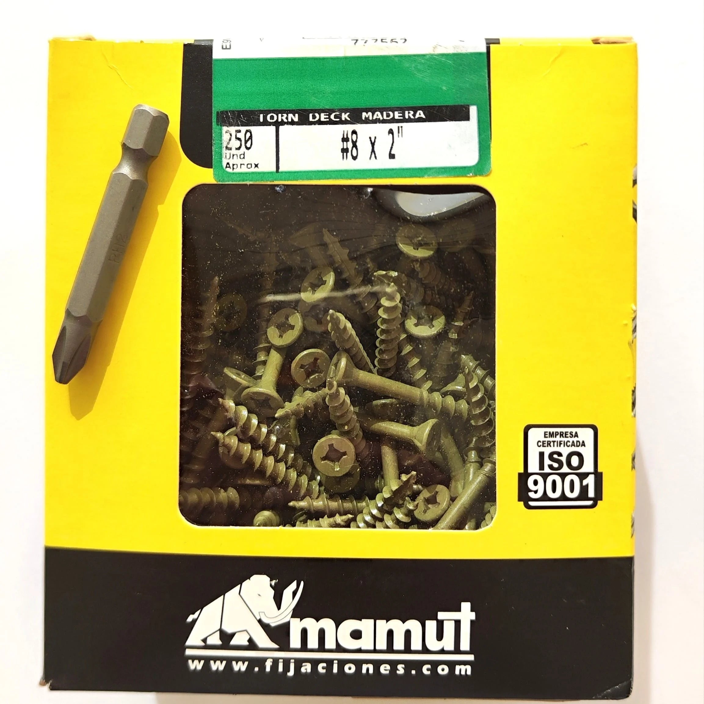 Tornillo Madera Deck “Ruspert Verde” –
