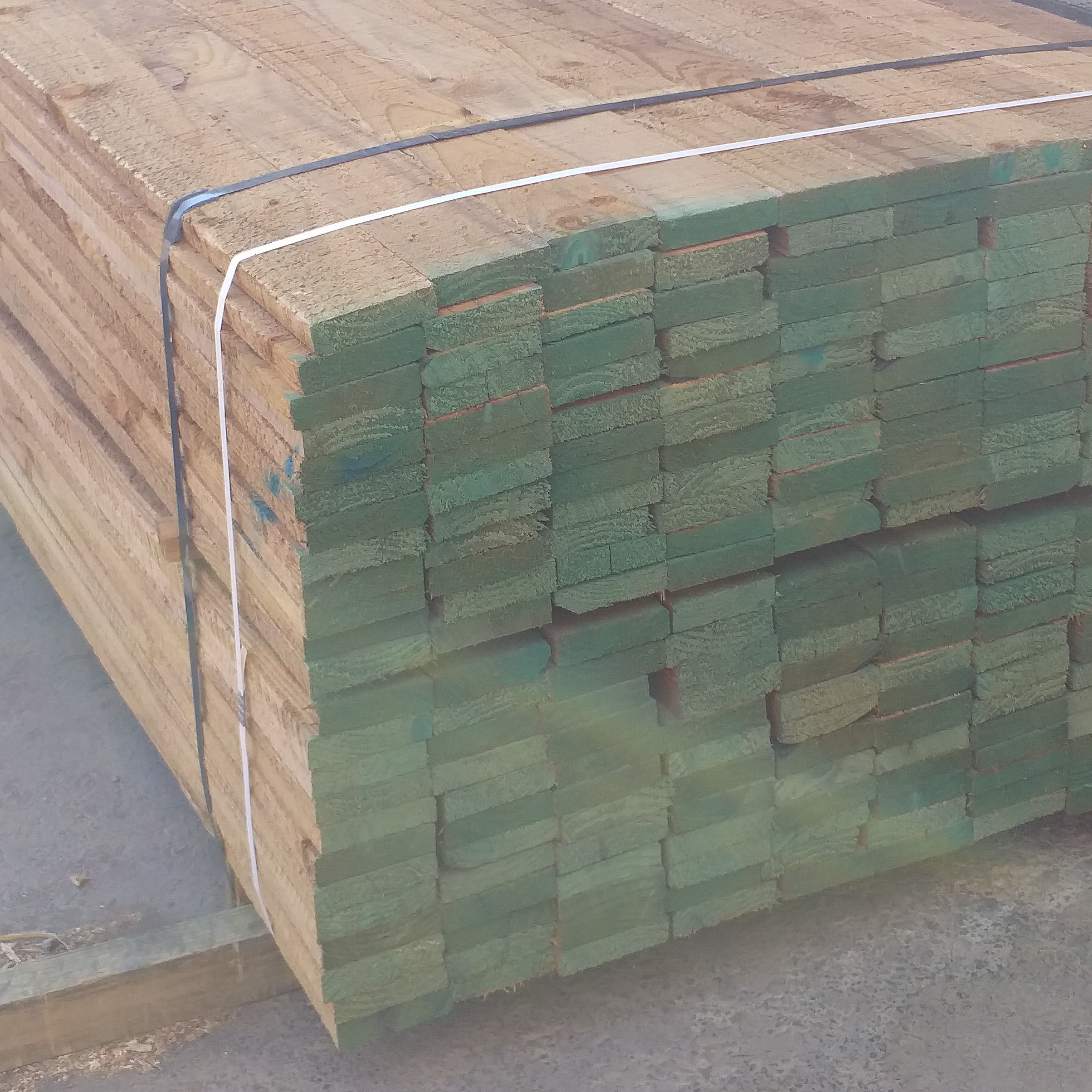 1" x 5" x 3.20mts raw impregnated pine