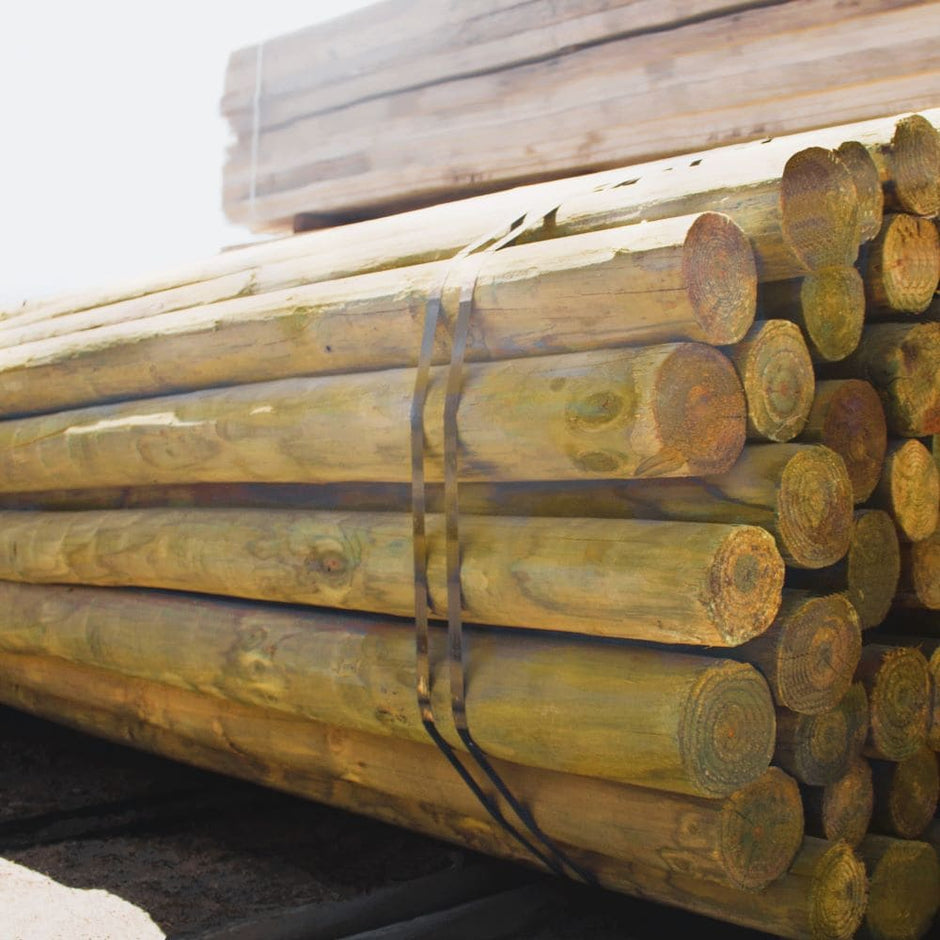Polines y Postes de Madera Impregnados | Lifewood – Maderas Lifewood