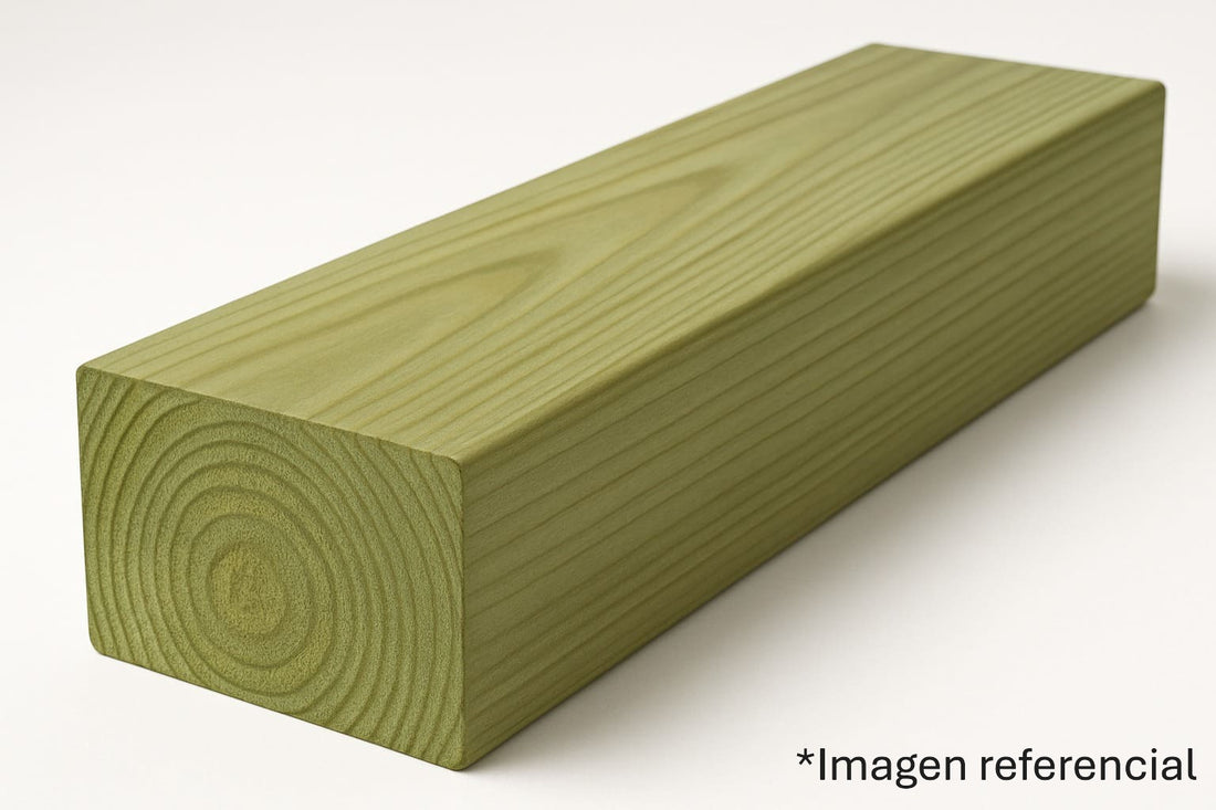 Viga de Madera Impregnada Cepillada 3&quot;x8&quot; x 3.20 mt | Pino Radiata