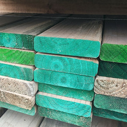 Tabla Deck para Terraza 1 ½” x 6” x 3.20 mt | Pino Radiata Impregnado y Cepillado con Cantos Redondeados