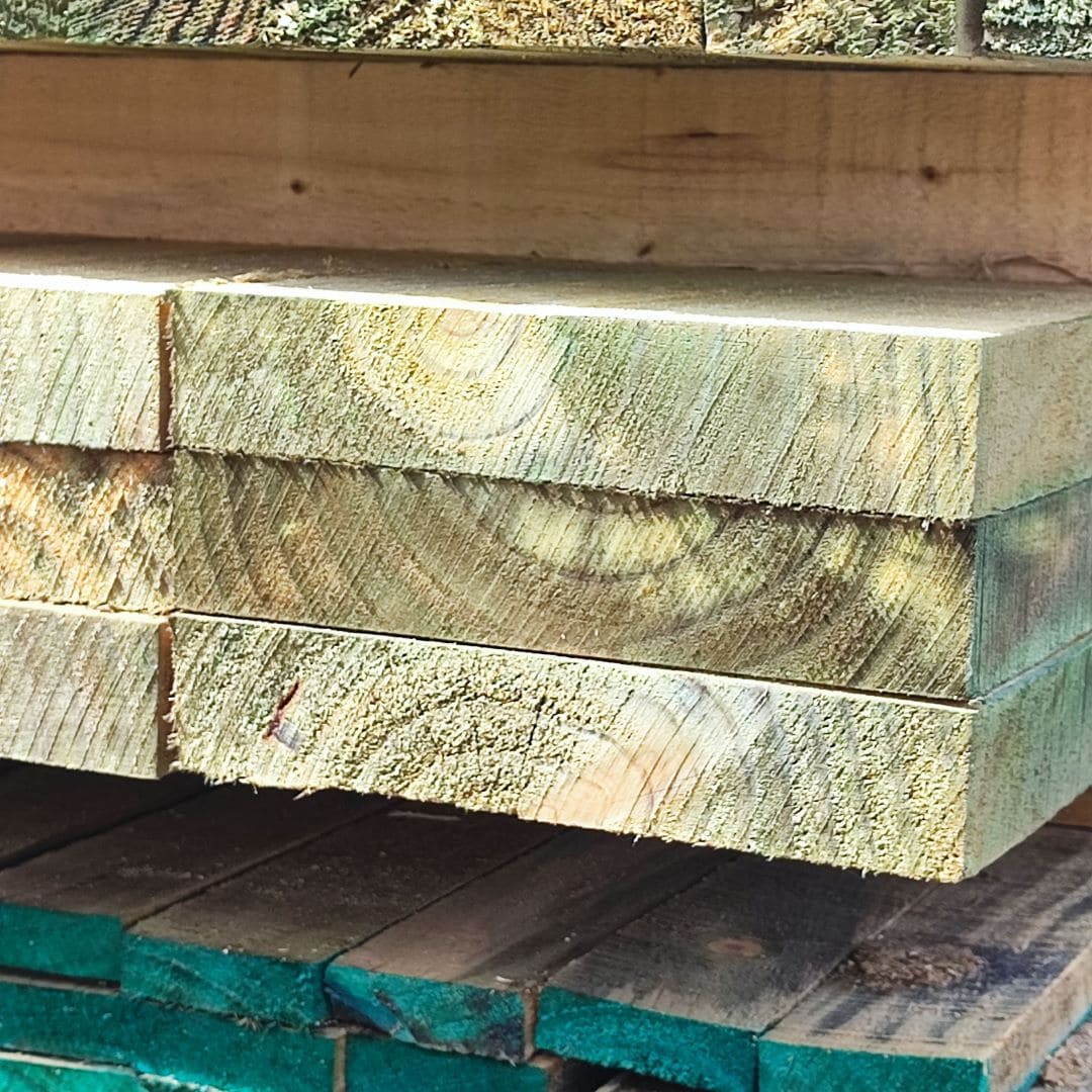 2" x 10" x 3.20mts pino impregnado bruto