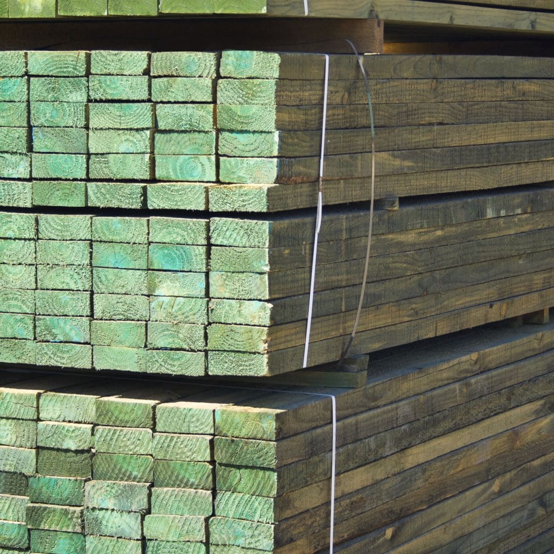 2" x 4" x 3.20mts pino impregnado bruto